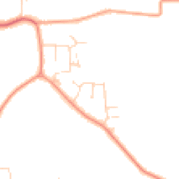 Daytime road noise heatmap for CM15 0PS