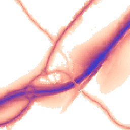 Daytime road noise heatmap for CM15 0TR