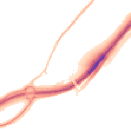 Night-time road noise heatmap for CM15 0TR