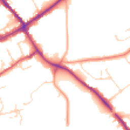 Daytime road noise heatmap for CM15 8GA