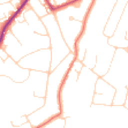 Daytime road noise heatmap for CM15 8LH