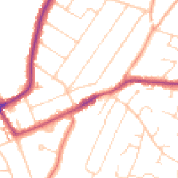 Daytime road noise heatmap for CM15 8PE