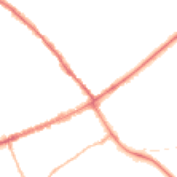 Night-time road noise heatmap for CM15 9AU