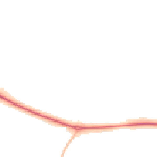 Night-time road noise heatmap for CM16 6HD
