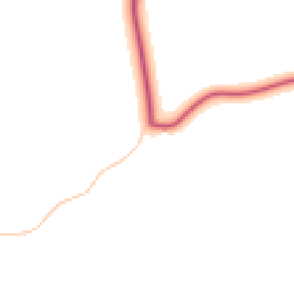 Daytime road noise heatmap for CM16 6NZ