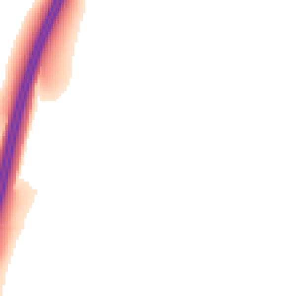Night-time road noise heatmap for CM16 7RJ