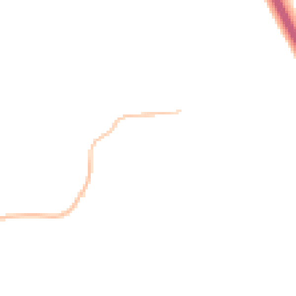 Night-time road noise heatmap for CM2 8ZF