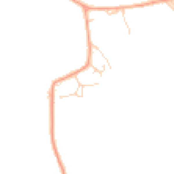 Daytime road noise heatmap for CM22 6AE