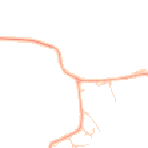 Daytime road noise heatmap for CM22 6AL