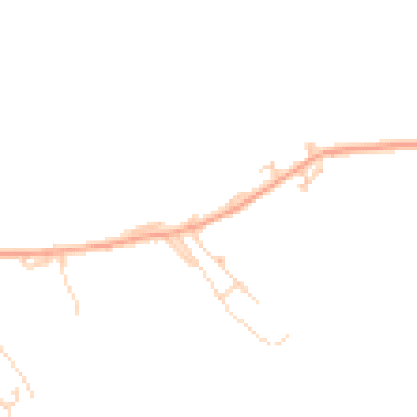 Daytime road noise heatmap for CM22 6BB