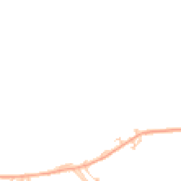 Daytime road noise heatmap for CM22 6BG