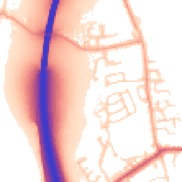 Daytime road noise heatmap for CM22 6BZ