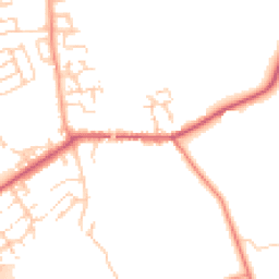 Daytime road noise heatmap for CM22 6DD