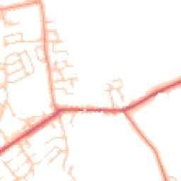 Daytime road noise heatmap for CM22 6DE