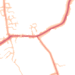 Daytime road noise heatmap for CM22 6DG