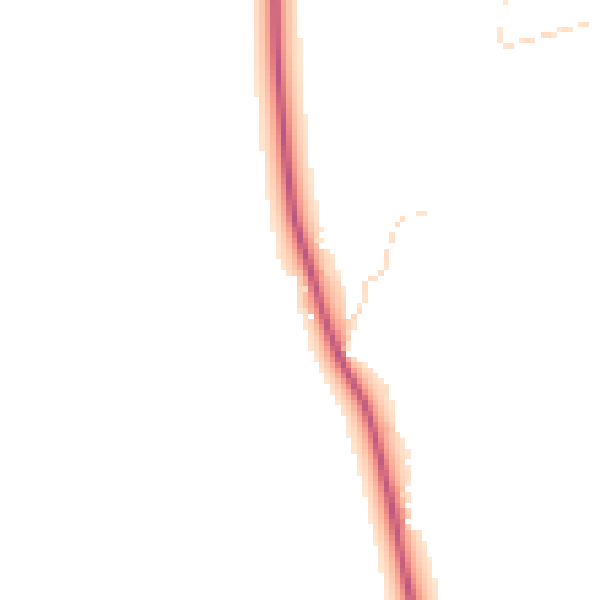 Daytime road noise heatmap for CM22 6HY
