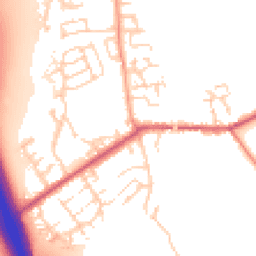 Daytime road noise heatmap for CM22 6LP