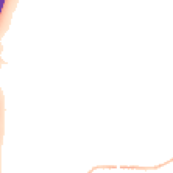 Night-time road noise heatmap for CM22 6LQ