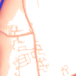 Daytime road noise heatmap for CM22 6LZ