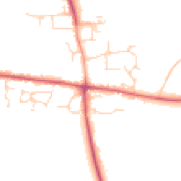 Daytime road noise heatmap for CM22 6SE
