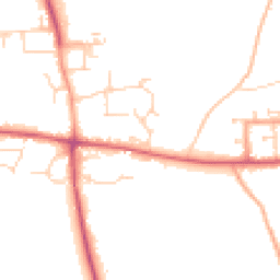 Daytime road noise heatmap for CM22 6TL