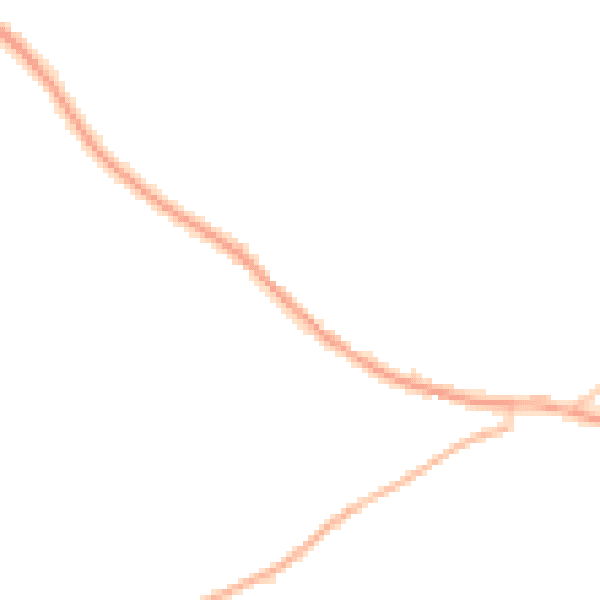 Night-time road noise heatmap for CM22 7DU