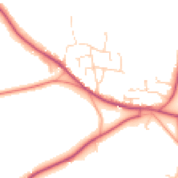 Daytime road noise heatmap for CM22 7DY