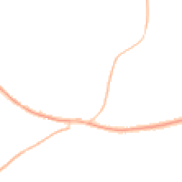 Night-time road noise heatmap for CM22 7EG