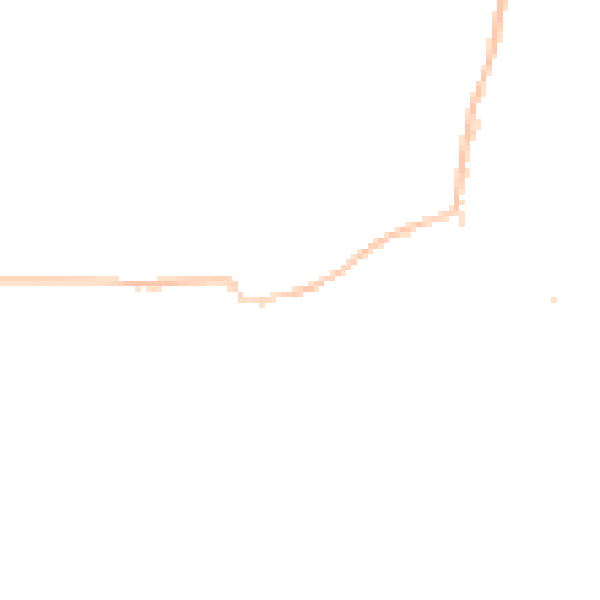 Night-time road noise heatmap for CM22 7HQ