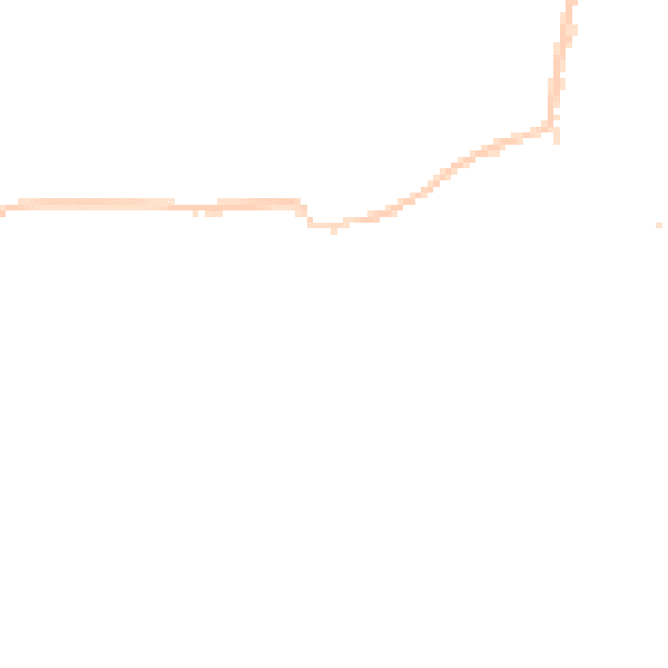 Night-time road noise heatmap for CM22 7HT