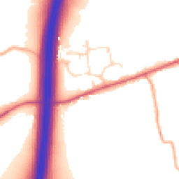 Daytime road noise heatmap for CM22 7LZ