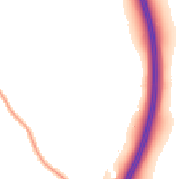 Night-time road noise heatmap for CM22 7RZ