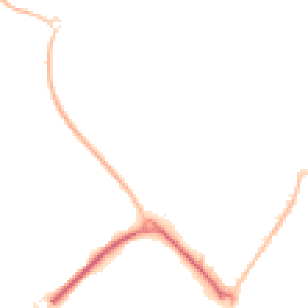 Night-time road noise heatmap for CM9 4PG