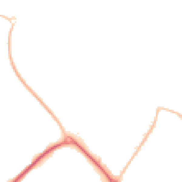 Night-time road noise heatmap for CM9 4PL