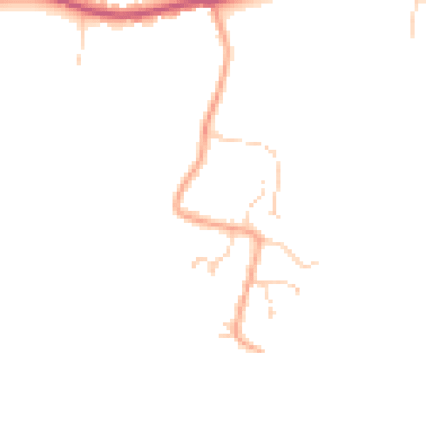 Daytime road noise heatmap for CM9 4RQ