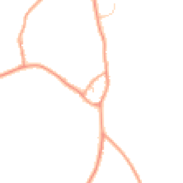 Daytime road noise heatmap for CM9 6RG