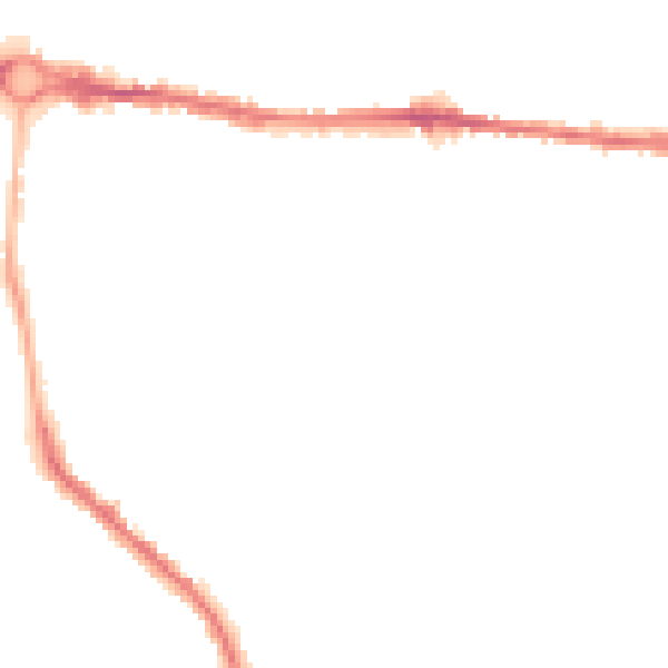 Night-time road noise heatmap for CO1 2EF