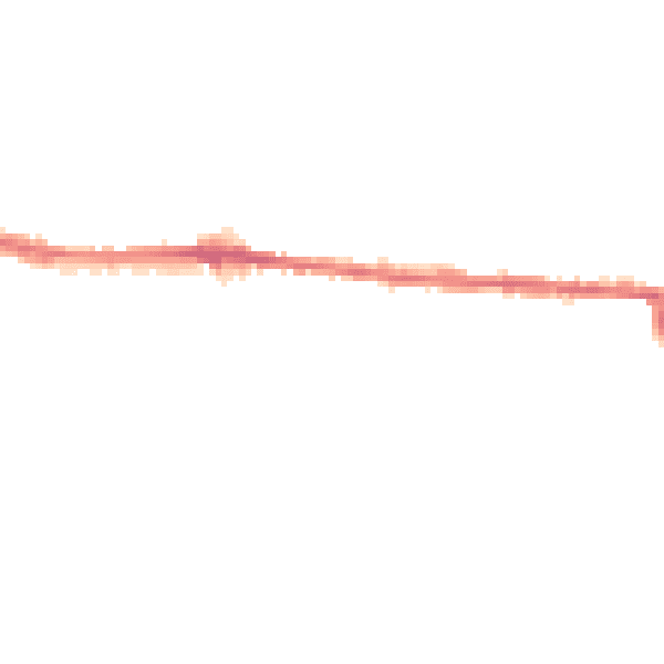 Night-time road noise heatmap for CO1 2JJ