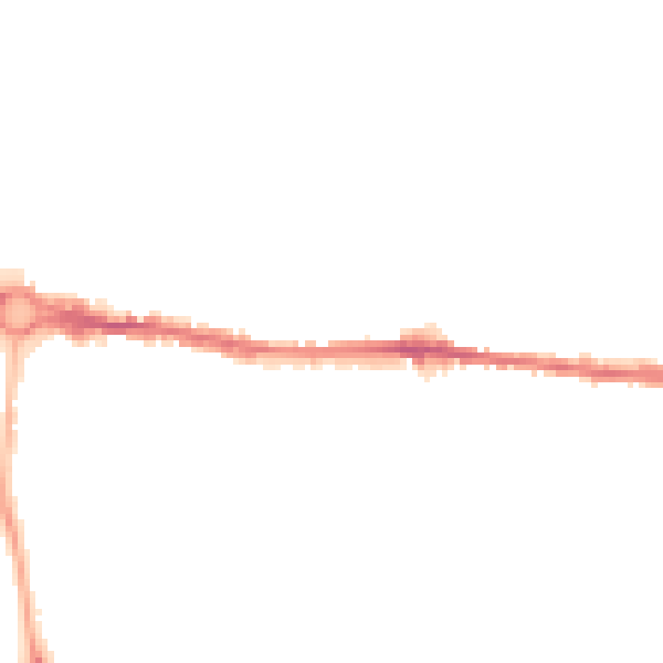 Night-time road noise heatmap for CO1 2LE