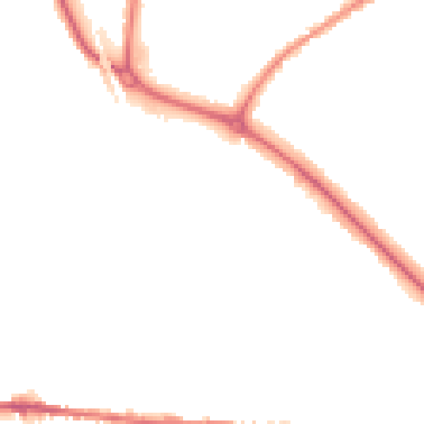 Night-time road noise heatmap for CO1 2SZ