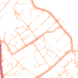 Daytime road noise heatmap for CO10 0DH
