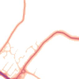 Daytime road noise heatmap for CO10 0GU