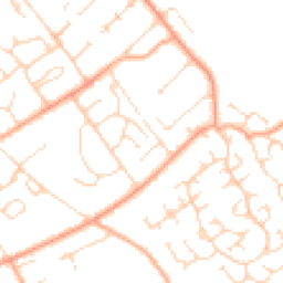 Daytime road noise heatmap for CO10 0HB