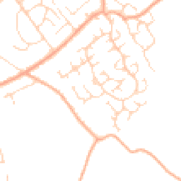 Daytime road noise heatmap for CO10 0JX