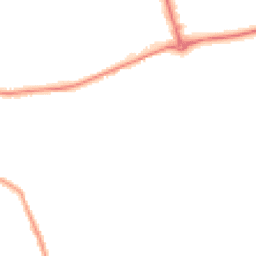 Night-time road noise heatmap for CO10 0LN