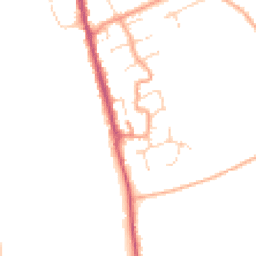 Daytime road noise heatmap for CO10 0PL