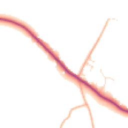 Daytime road noise heatmap for CO10 0QJ
