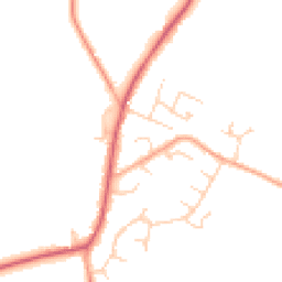 Daytime road noise heatmap for CO10 0RU