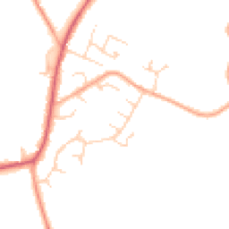 Daytime road noise heatmap for CO10 0UE
