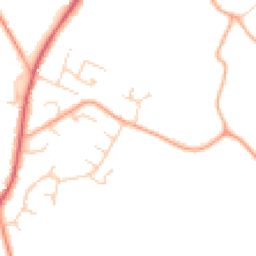 Daytime road noise heatmap for CO10 0WN